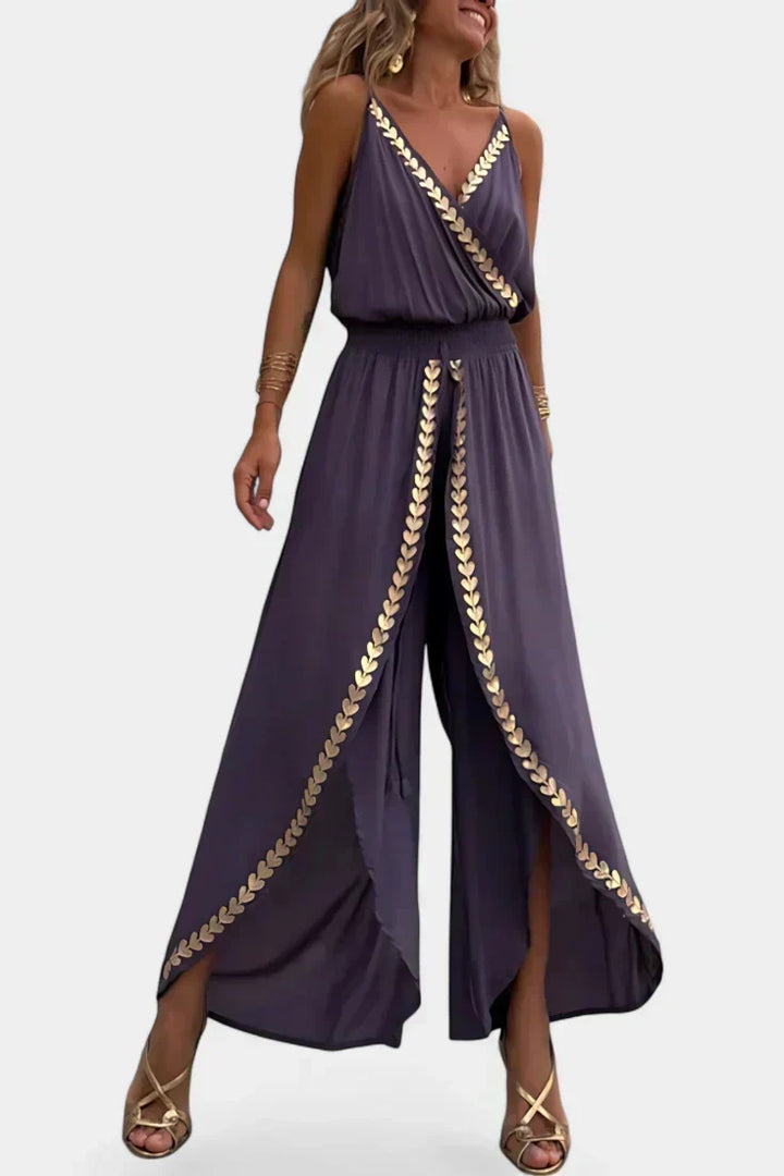 Bree - Mono Jurk met Gouden Details