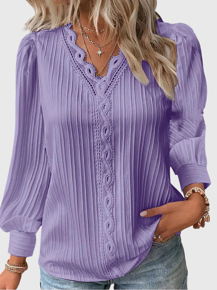 Ruby - Elegante Pullover Blouse