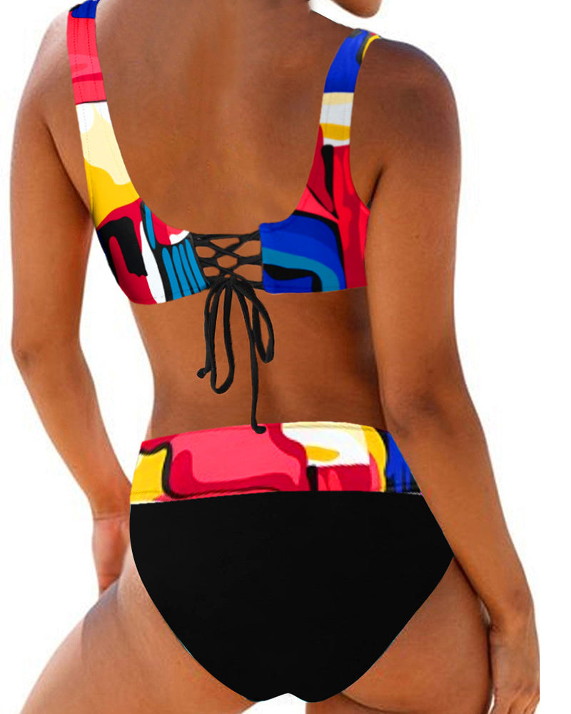 Elise - Kleurrijke en Vrolijke Bikini