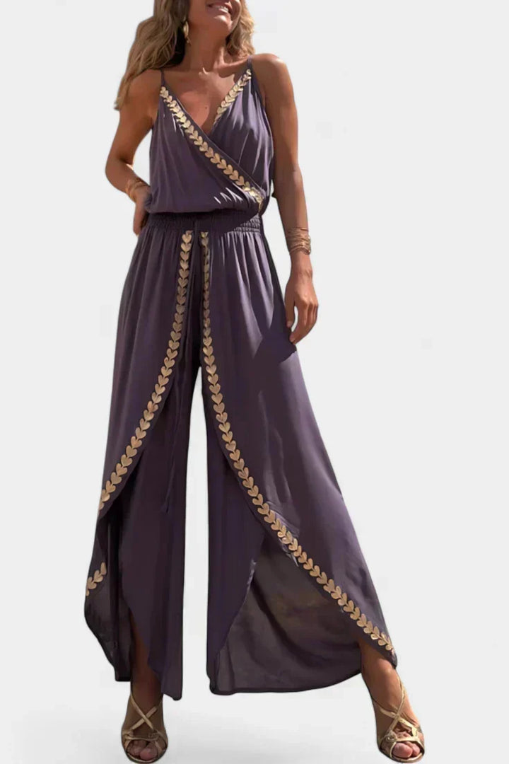 Bree - Mono Jurk met Gouden Details
