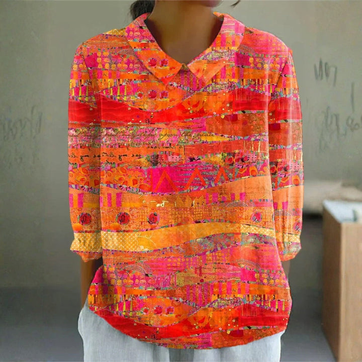 Maeve - Levendige Mozaïek Blouse