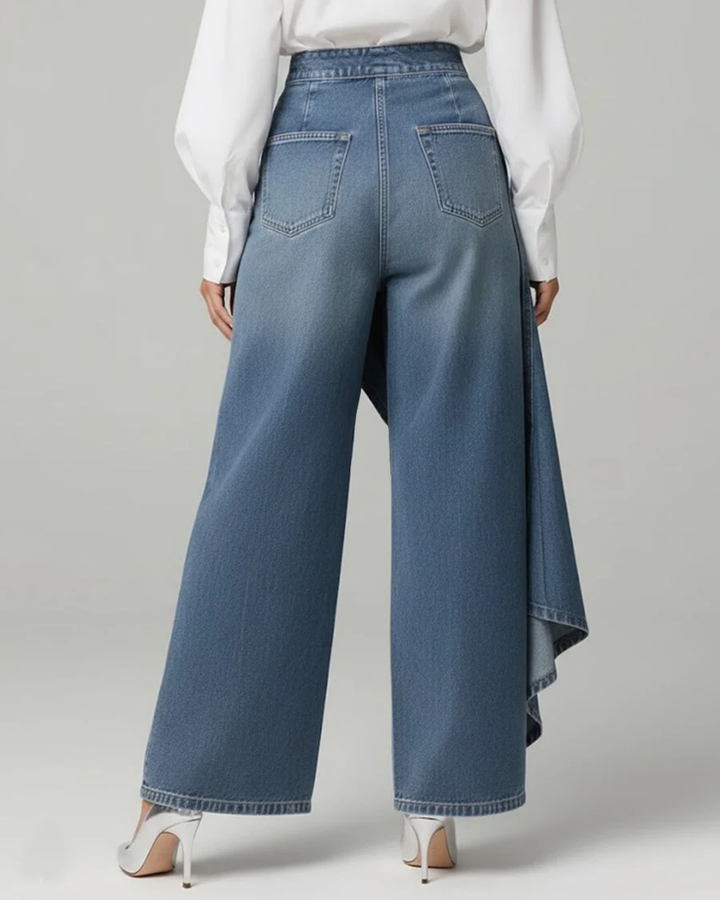 Gabrielle - Wikkel Denim Broek