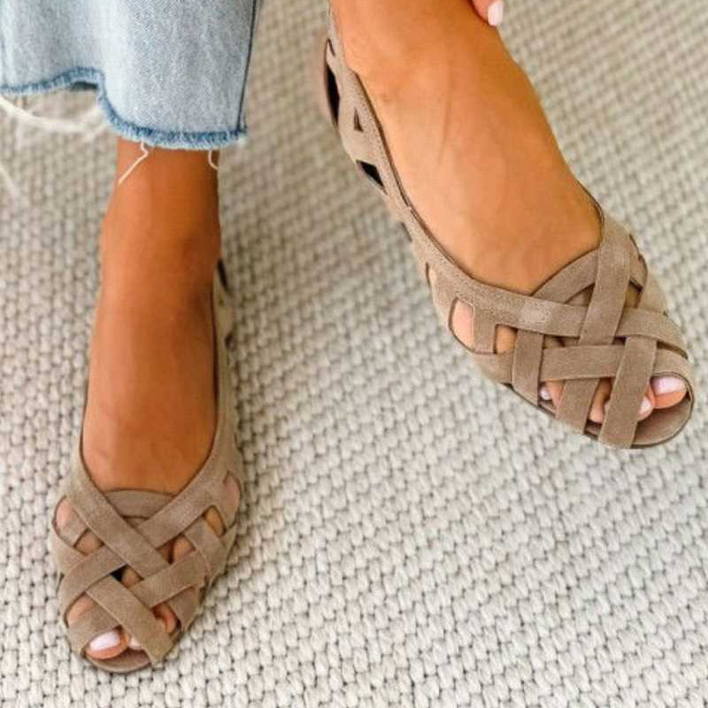 Brigid - Geweven Zomer Sandalen