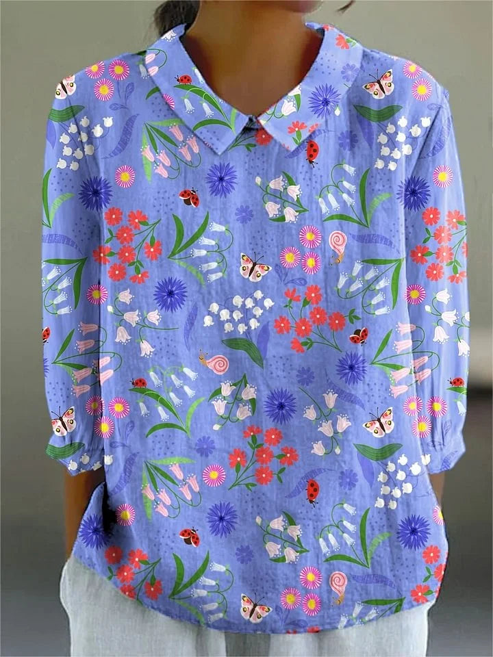 Shelby - Speelse Tuin Blouse
