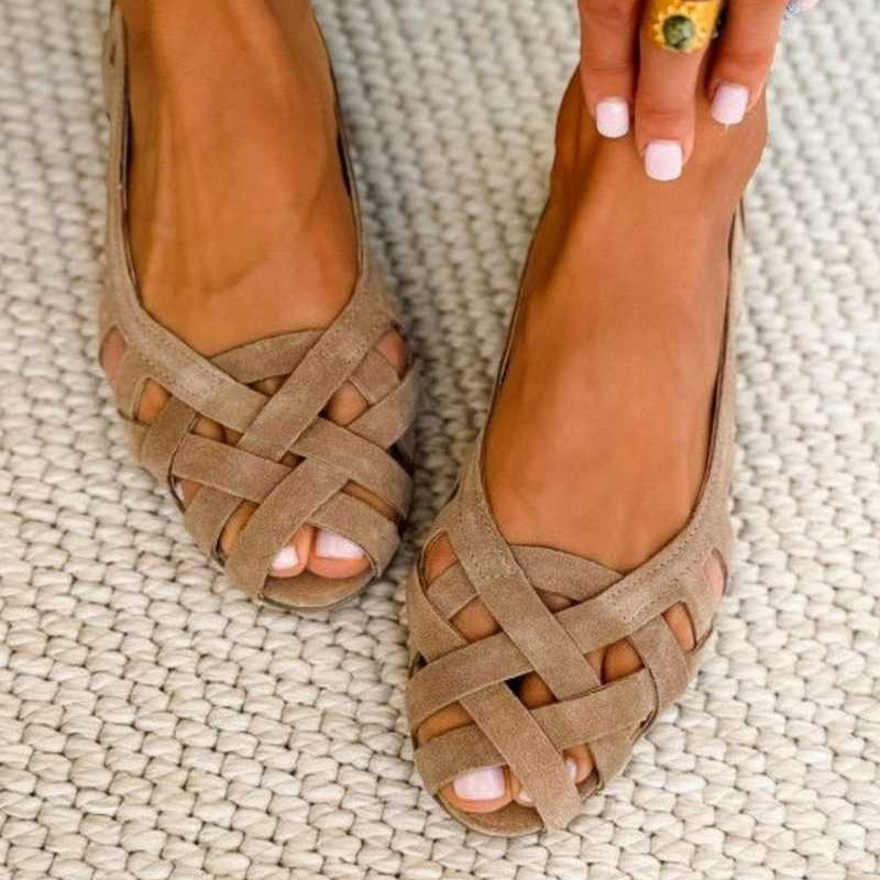 Brigid - Geweven Zomer Sandalen