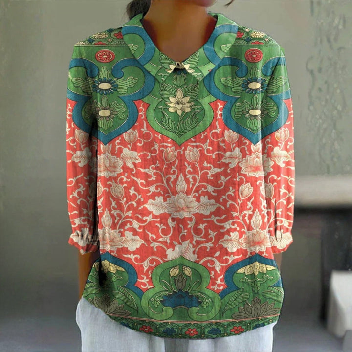 Samantha - Koninklijke Lotus Blouse