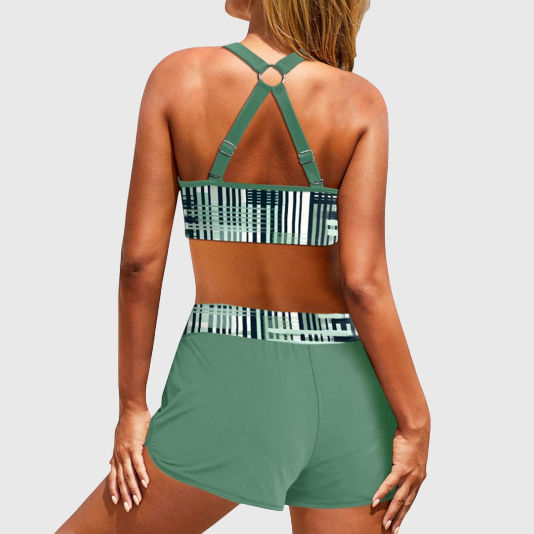 Madelyn - Geribbelde Hoge Taille Bikini