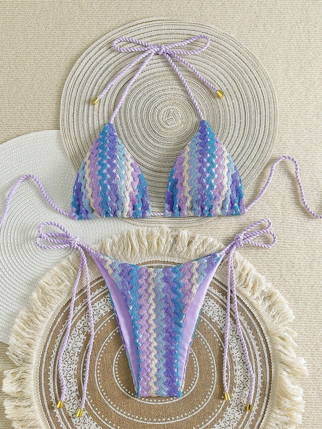 Adalynn - Haaklook Driehoek Bikini