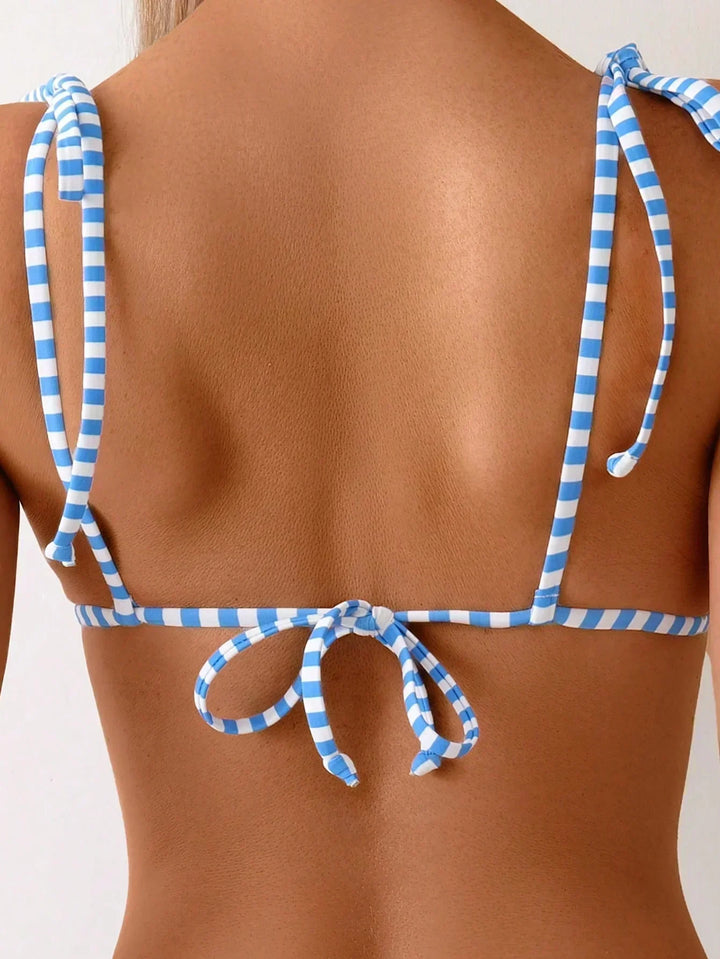 Candace - Citroenprint Triangle Bikini