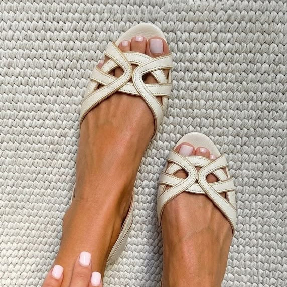 Doireann - Elegante Geweven Sandalen