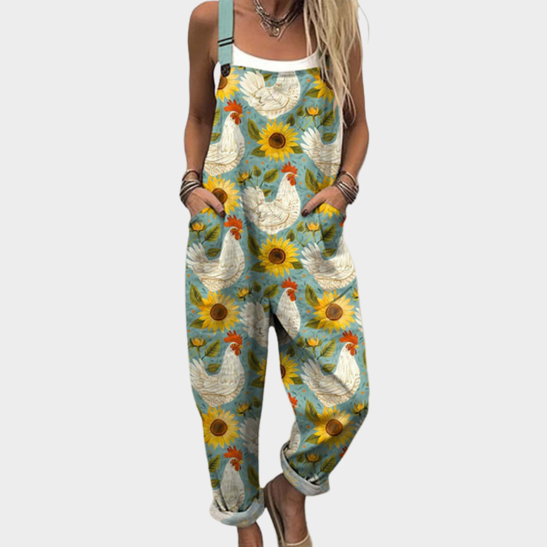 Comfortabele Gedrukte Overall