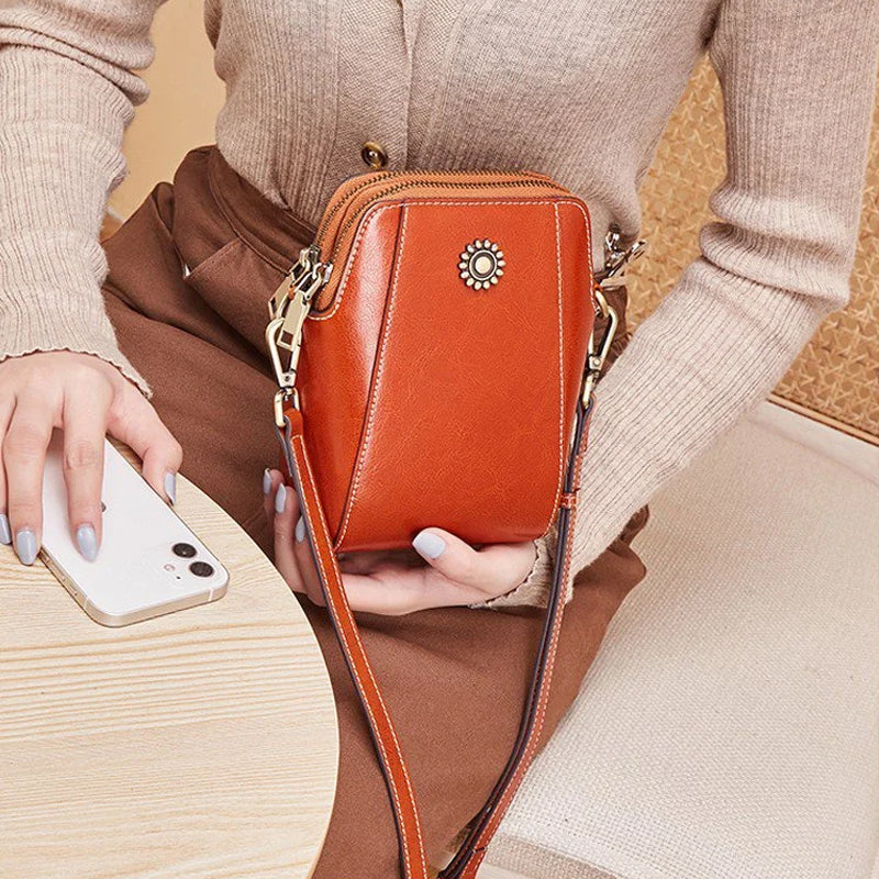 Freya - Compacte Mini Handtas in Effen Kleur