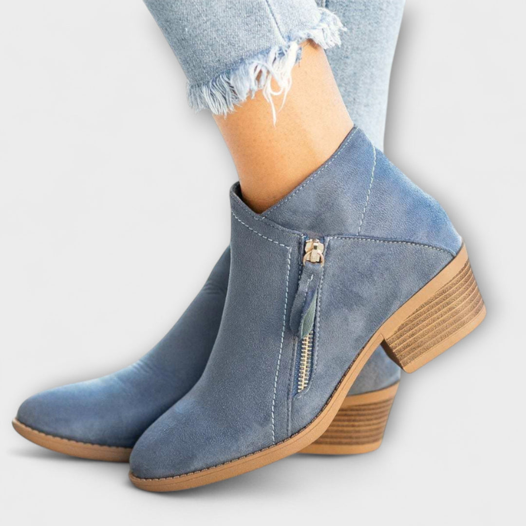 Michelle - Orthopedische Artivole Boots met Brede Hak