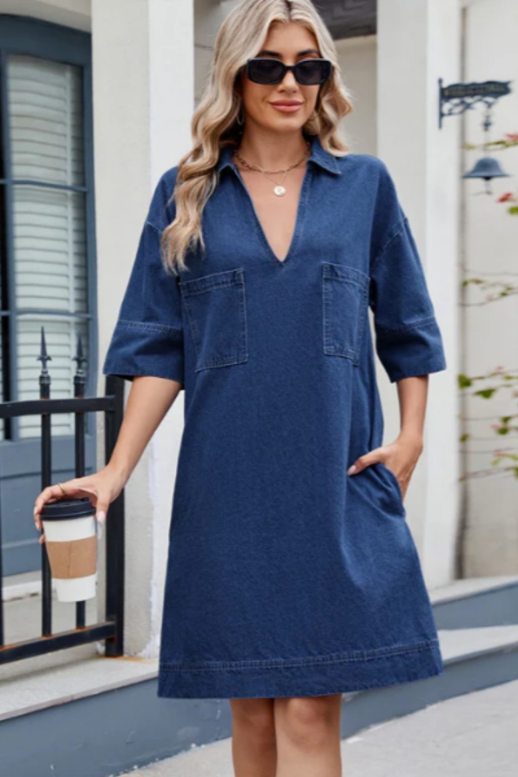 Bree - Casual Denim Jurk