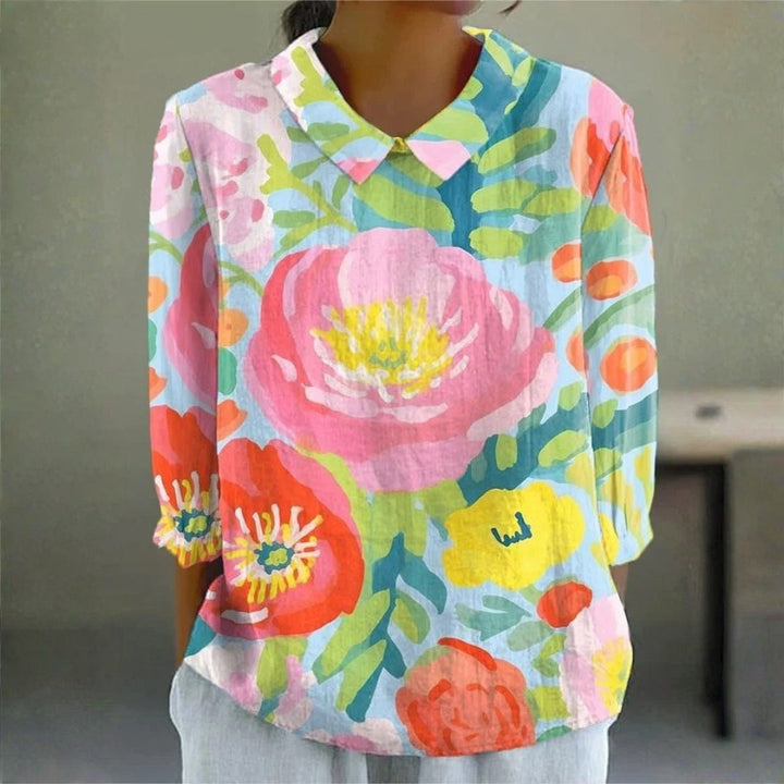Aubrey - Bloeiende Tuin Blouse