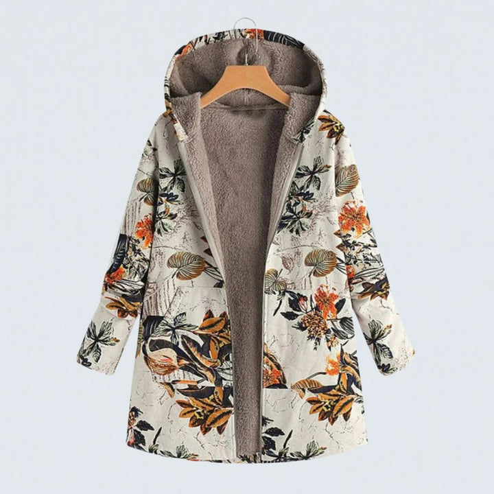 Madelyn - Bloemen Fleece Jas