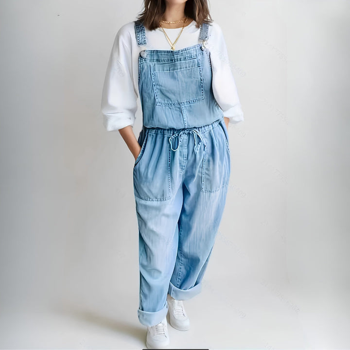 Robin - Ontspannen Denim Jumpsuit