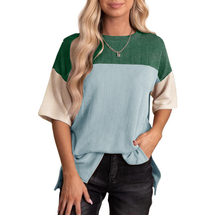 VANESSA - Casual Loose Fit Gestreepte Zomer Top