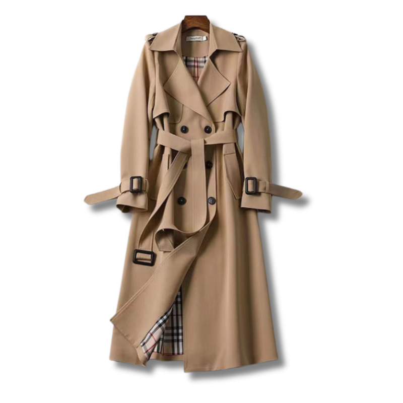 Georgia - Geknoopte Trenchcoat