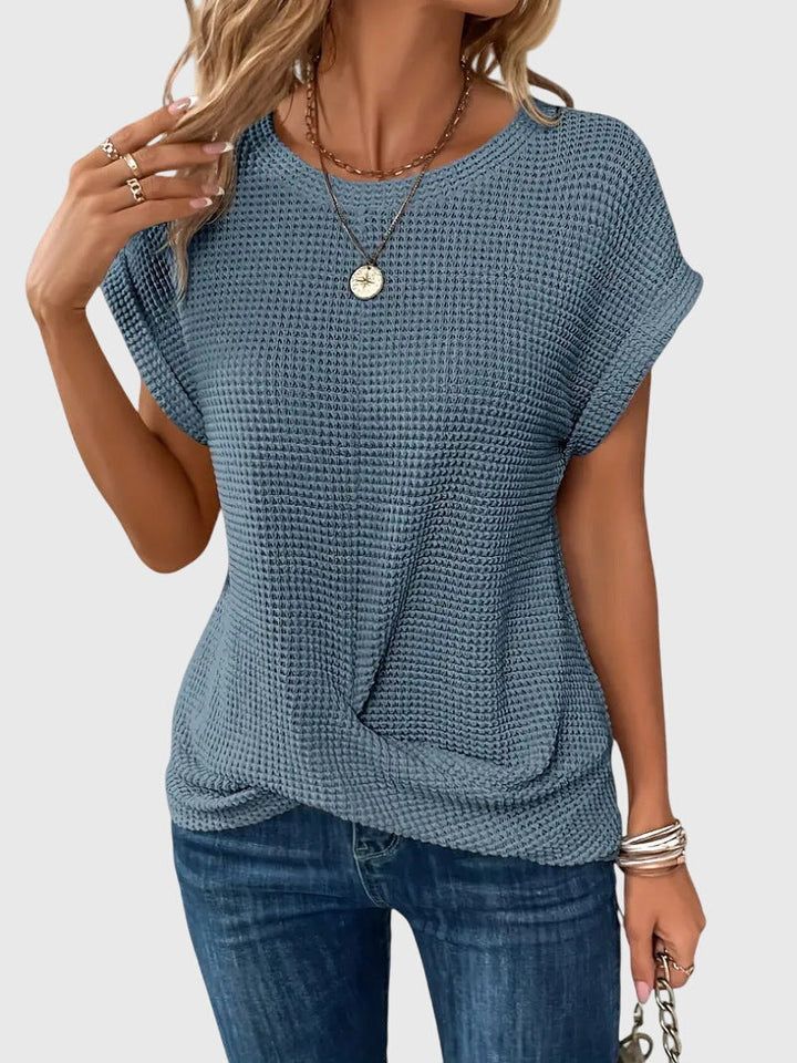 Grace - Elegante Blouse met Ronde Hals