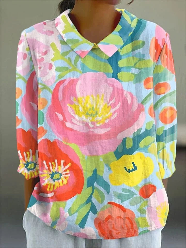 Aubrey - Bloeiende Tuin Blouse