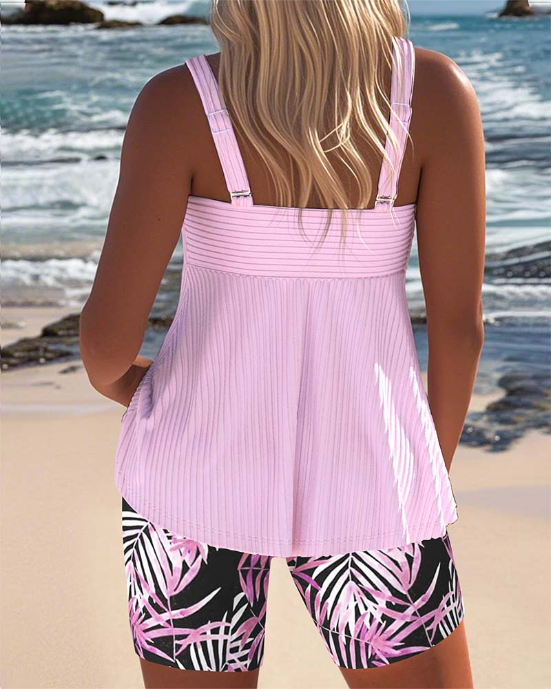 Sarah - Kleurrijke Tankini Set