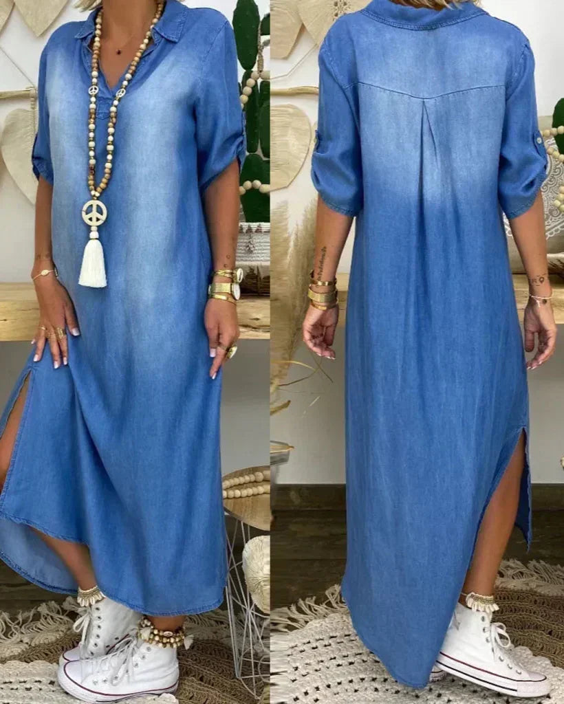 Hailey - Maxi Denim Jurk