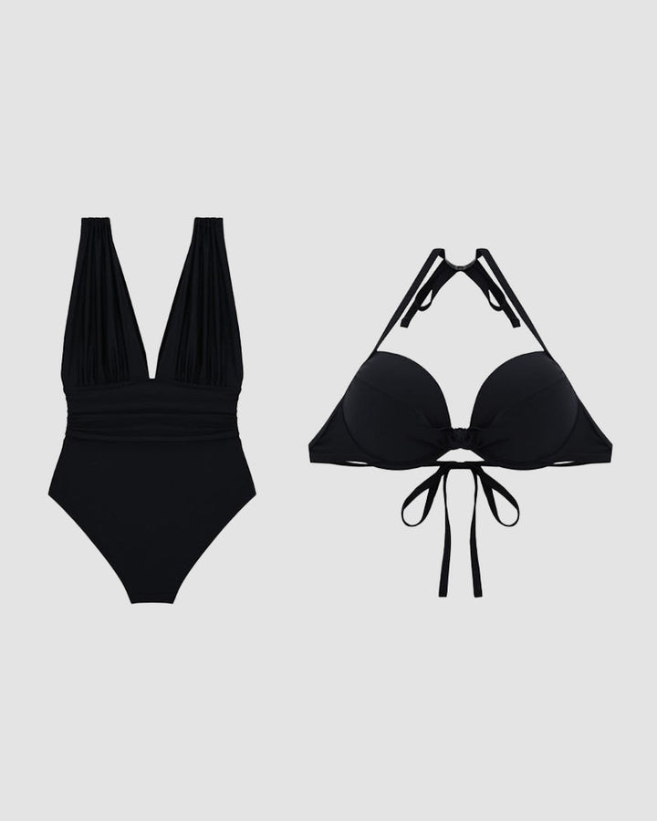 Cassidy - Luxe Sculpting Badpak met Diepe V-Hals