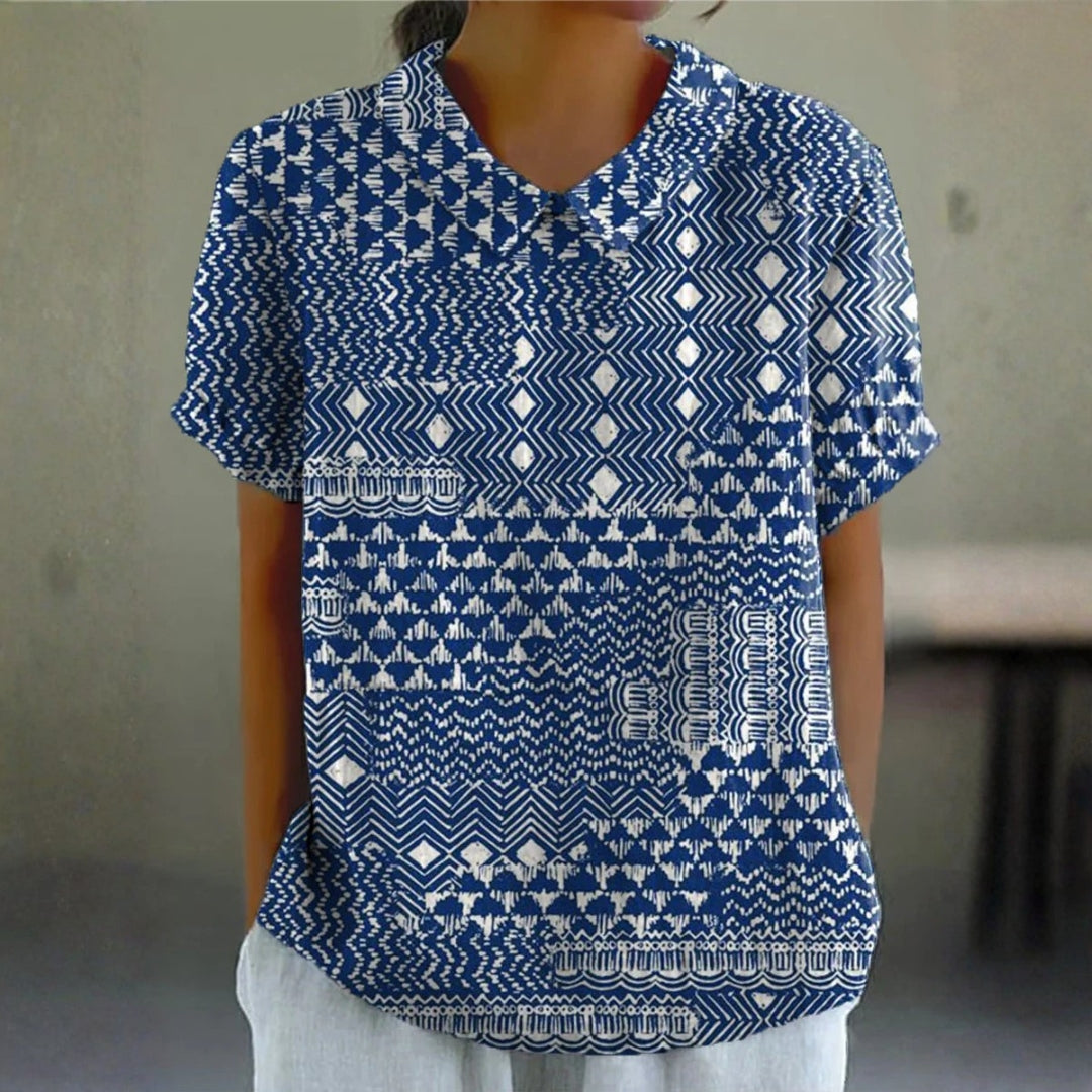 Sienna - Blouse met Tribal Print