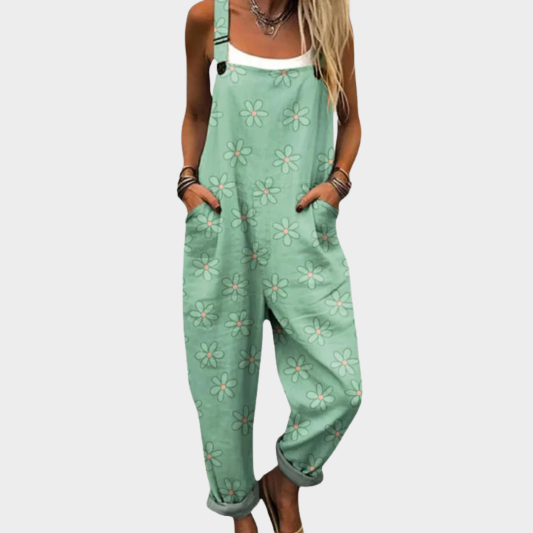 Comfortabele Geprinte Overall