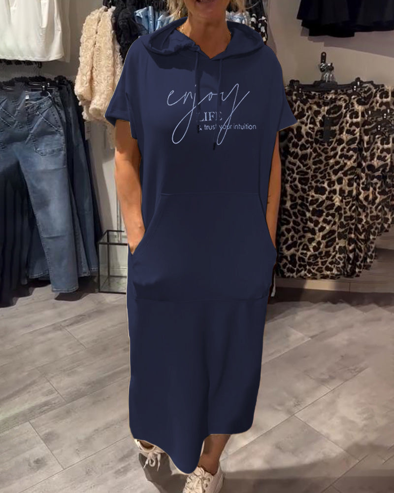 Gabriella - Casual Hoodie Jurk