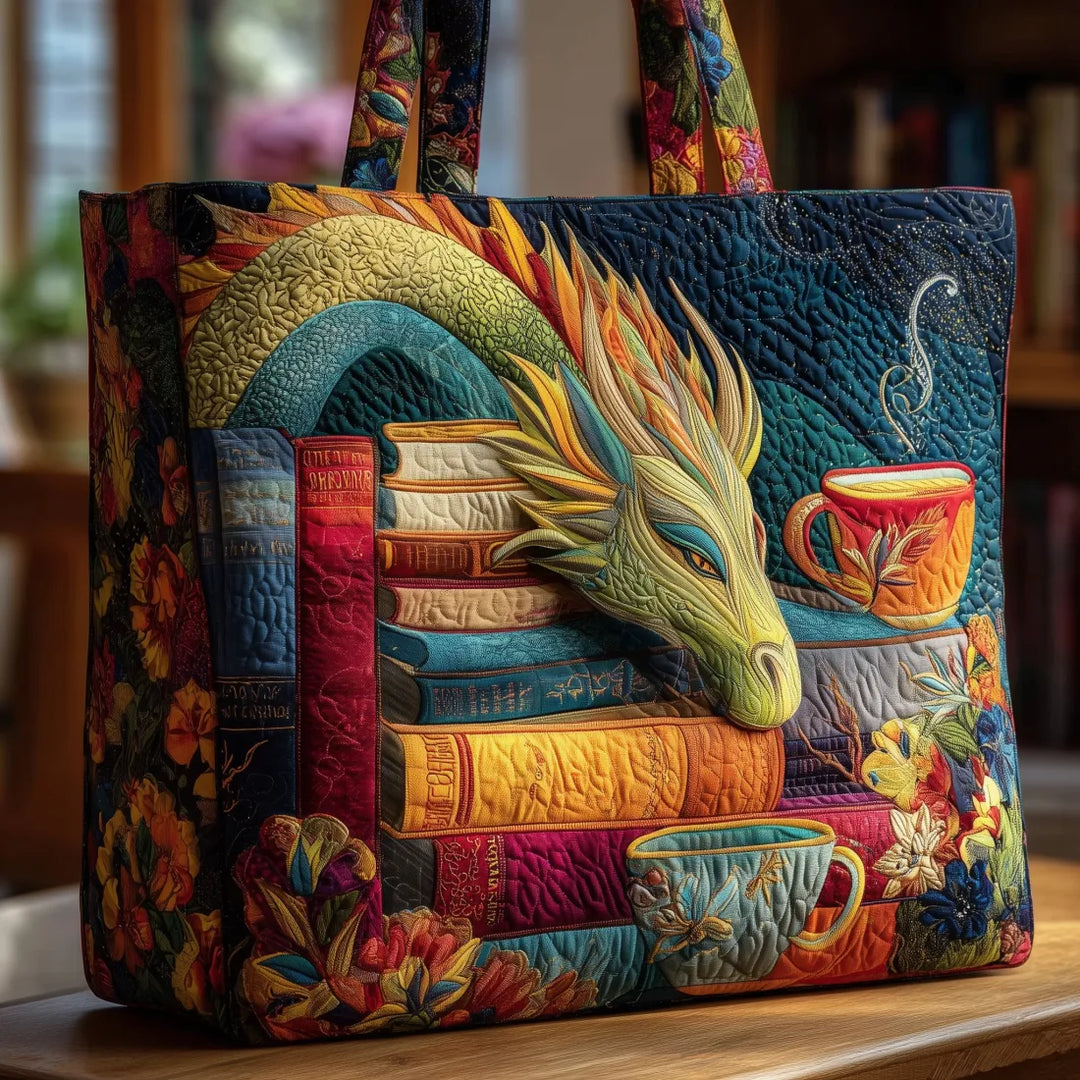 Handgemaakte Melodie - Draak Lezer met Boeken