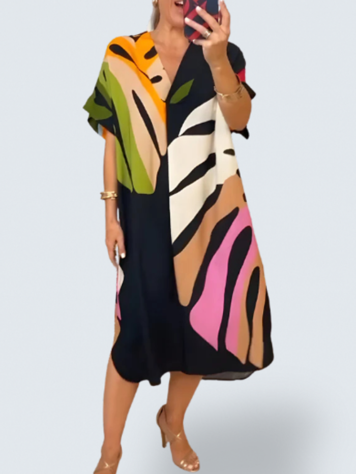 Savannah - Bloemige Casual Jurk