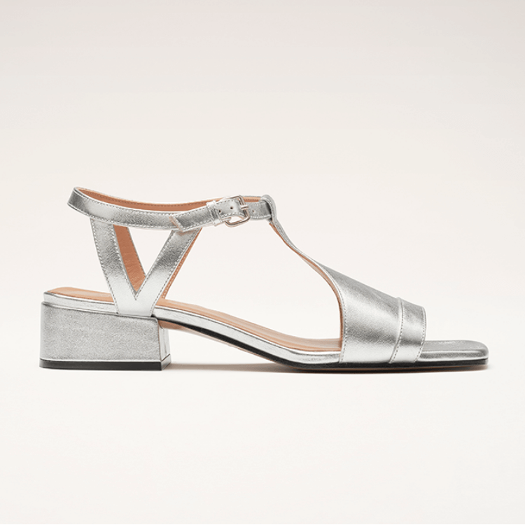 Mairead - Zilveren Zomer Sandalen