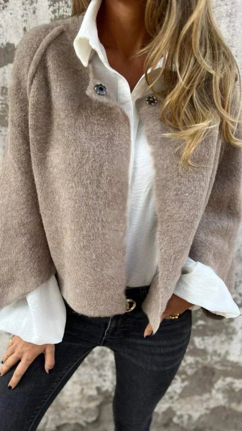 TESS™ - Moderne Wol Cardigan