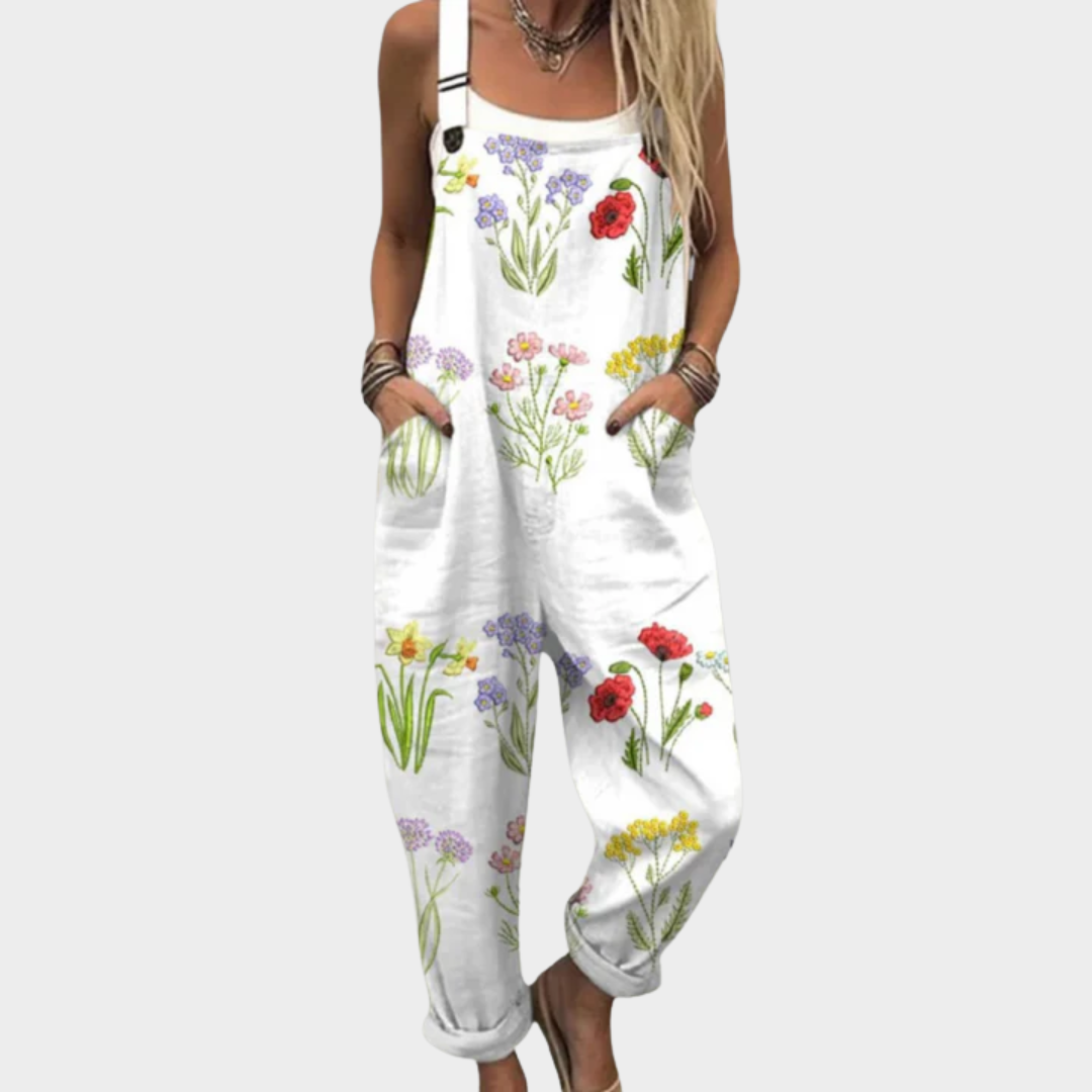 Comfortabele Geprinte Overall