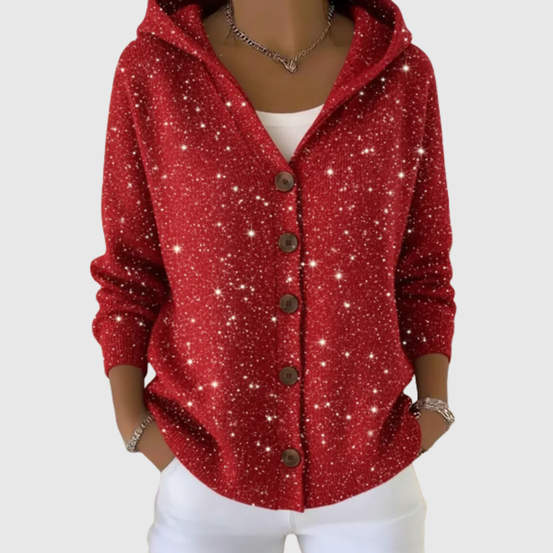 Gráinne | Comfortabele Gebreide Cardigan met Kap