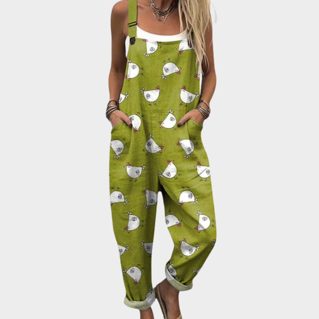 Comfortabele Gedrukte Overall