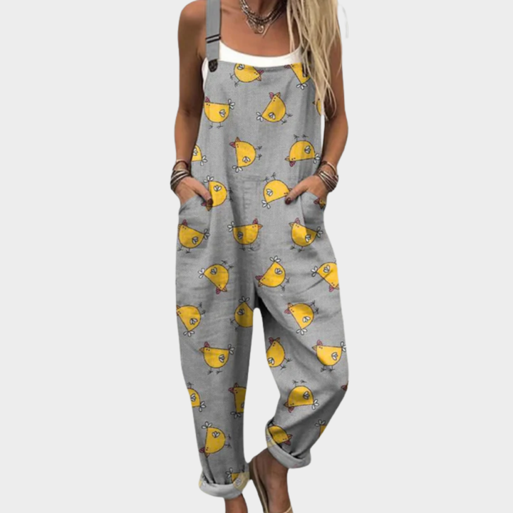 Comfortabele Gedrukte Overall