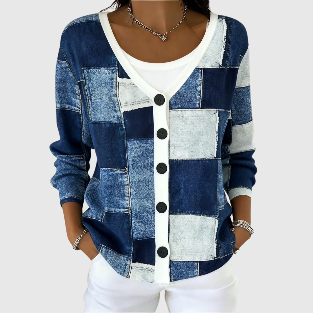 Joan | Comfortabele Gebuttonde Gebreide Cardigan