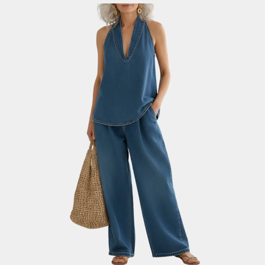 Denise - Twee-delige Denim Set