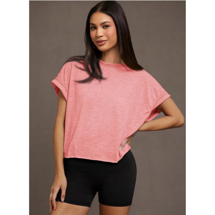 FAITH - Dames Everyday Cut Out Hemline Top