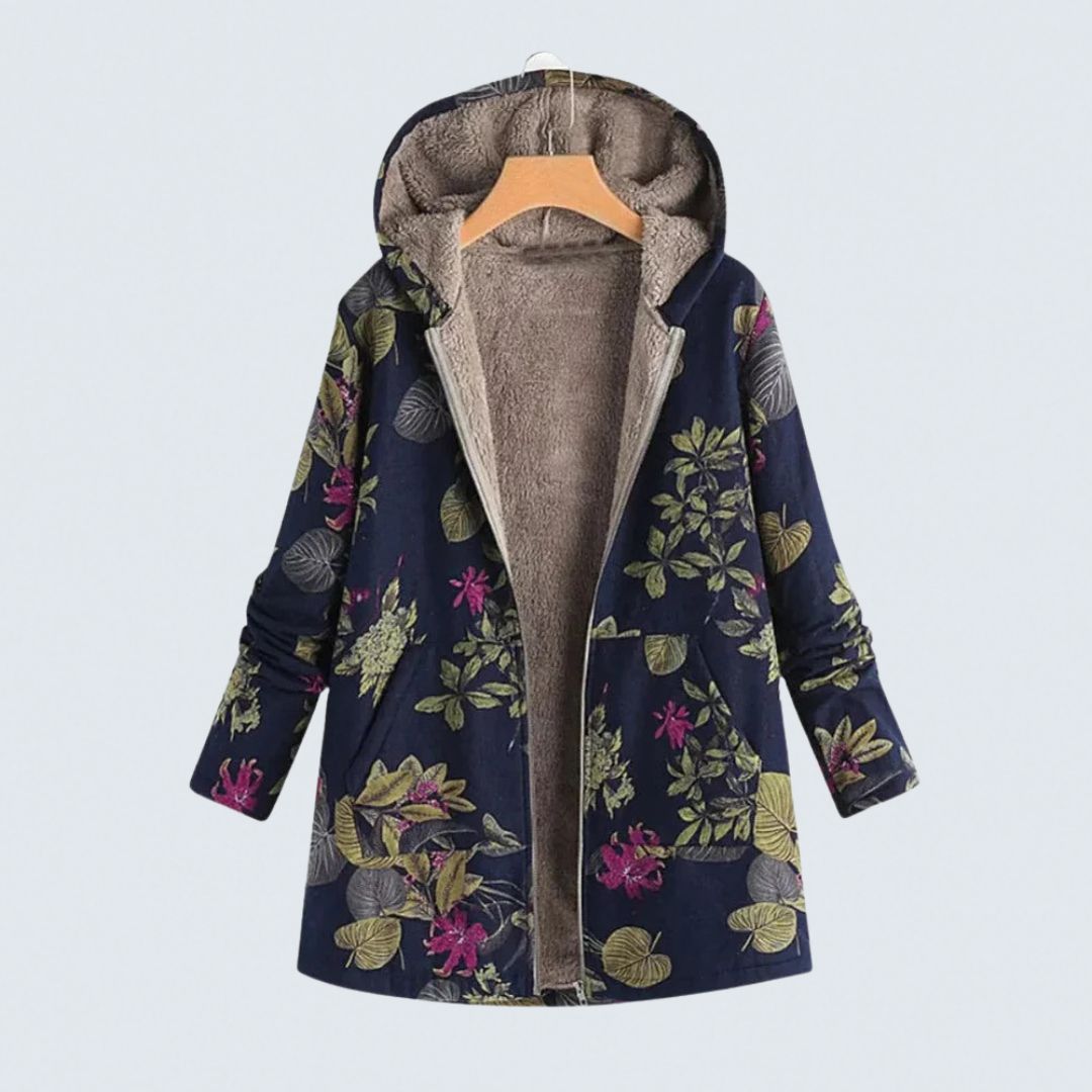 Madelyn - Bloemen Fleece Jas