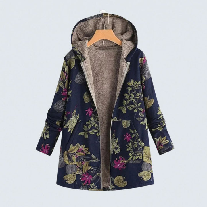 Madelyn - Bloemen Fleece Jas