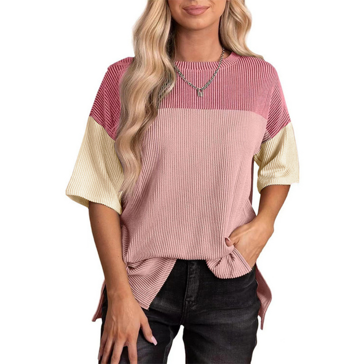 VANESSA - Casual Loose Fit Gestreepte Zomer Top