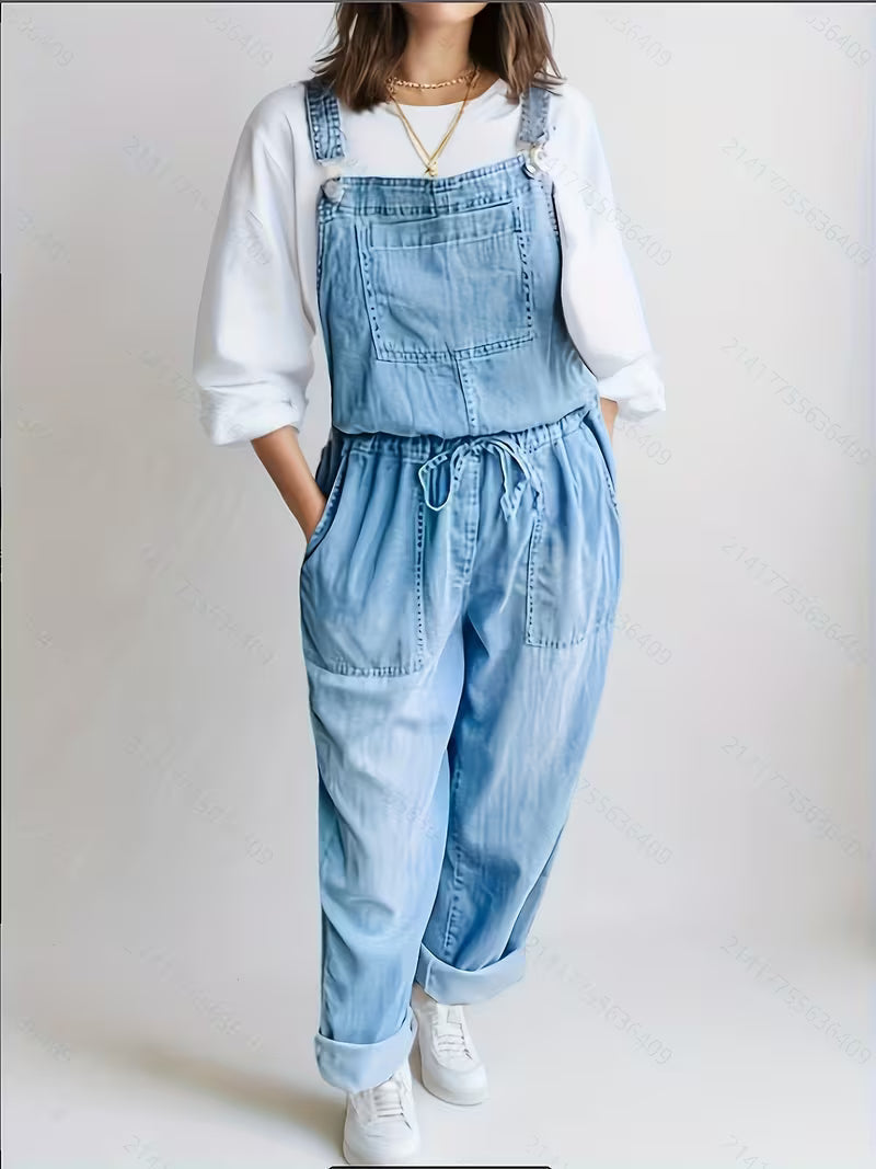 Robin - Ontspannen Denim Jumpsuit