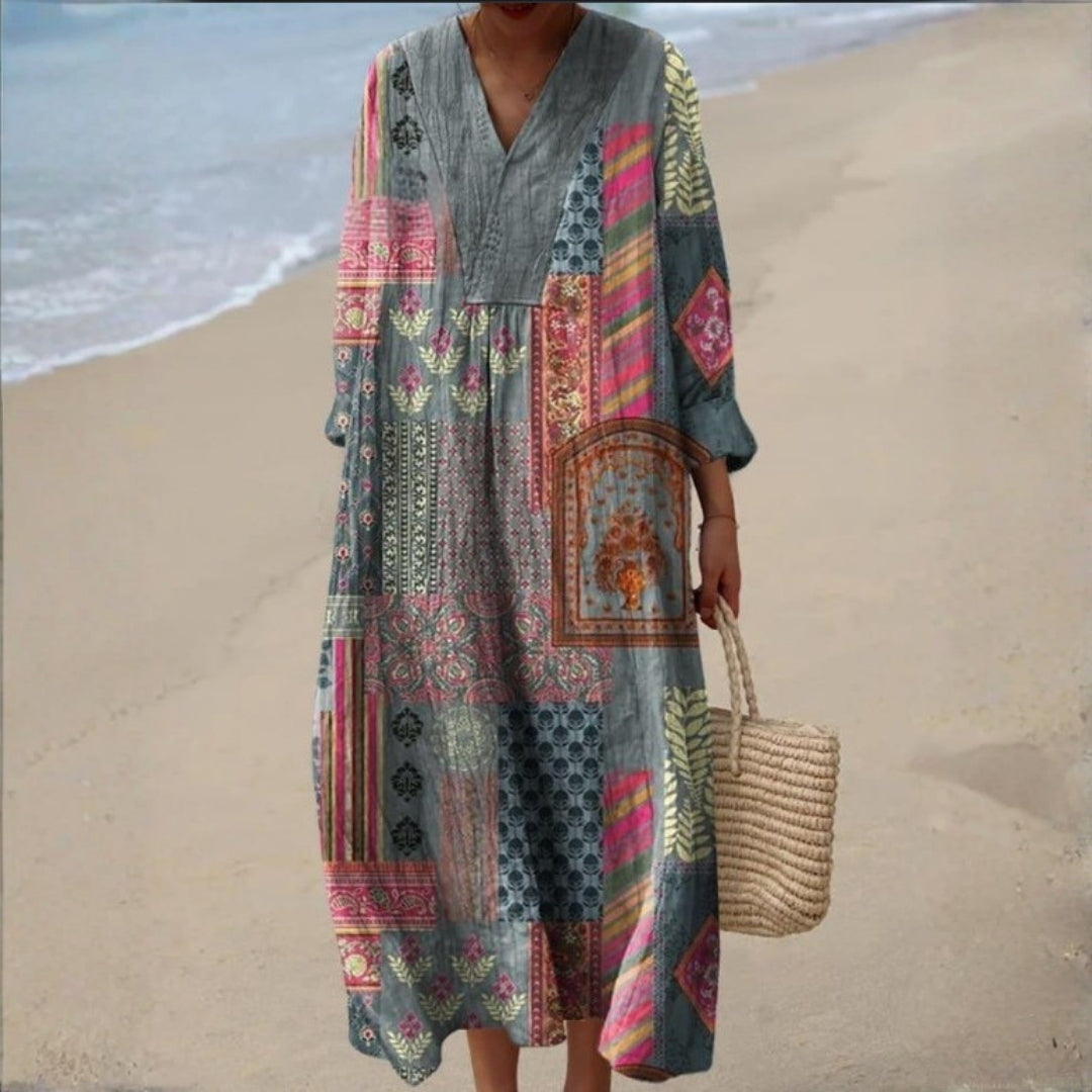 Paisley - Bohemian Patchwork Jurk