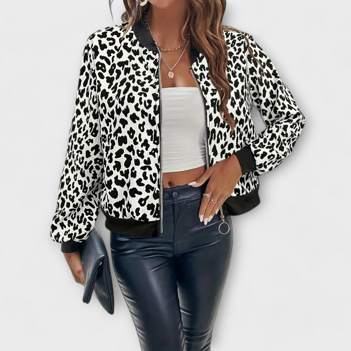 Raquel - Elegante Jasje met Luipaardprint