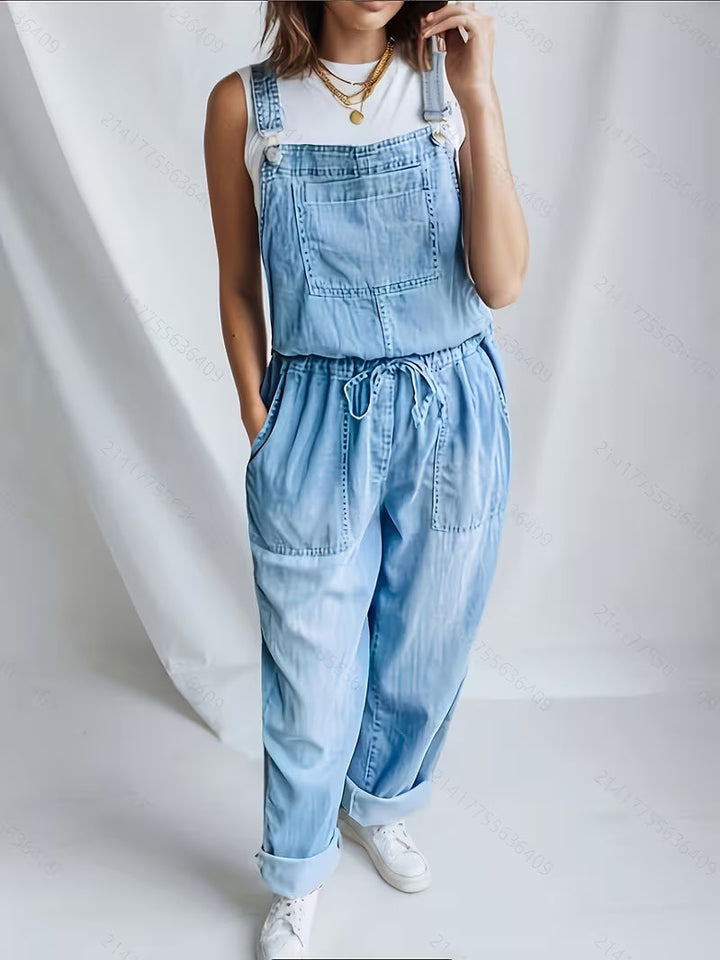 Robin - Ontspannen Denim Jumpsuit
