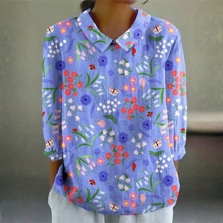 Shelby - Speelse Tuin Blouse